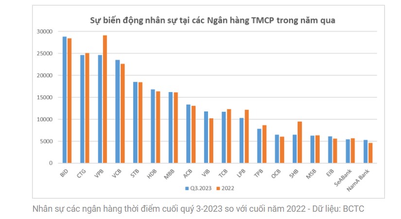 Sự biến động về nhân sự tại Ngân hàng TMCP trong nửa đầu 2023