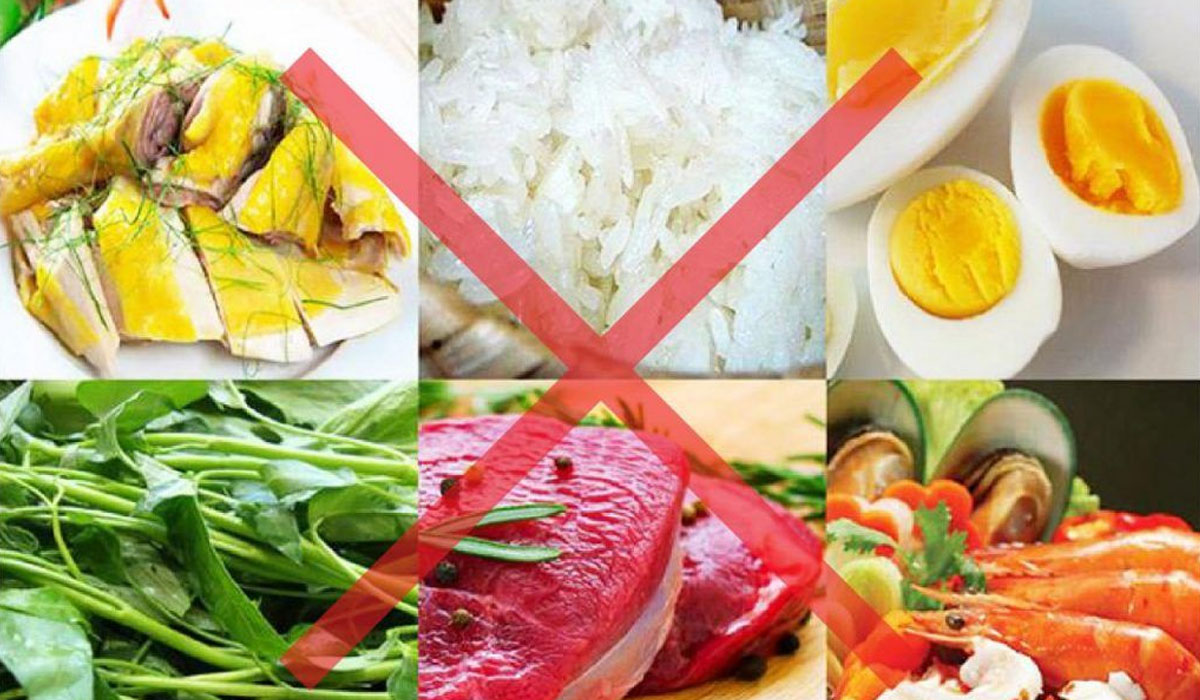 Không nên ăn những thực phẩm này khi xăm
