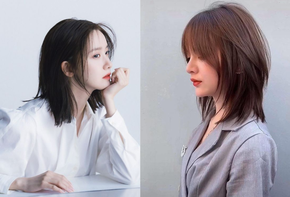 Tóc layer nữ ngắn mái bay Hàn Quốc giúp bạn trông trẻ trung hơn