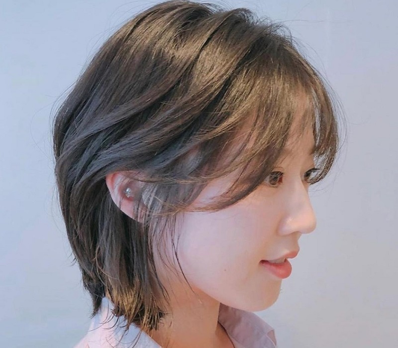 Kiểu tóc Pixie cut layer ngắn Hàn Quốc phong cách